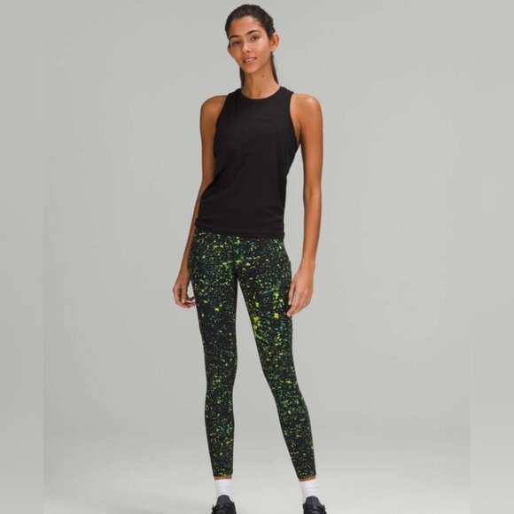 Lululemon Fast and Free High-Rise Tight Athletic Sparks Fly Multi leggings 4 - Picture 1 of 3